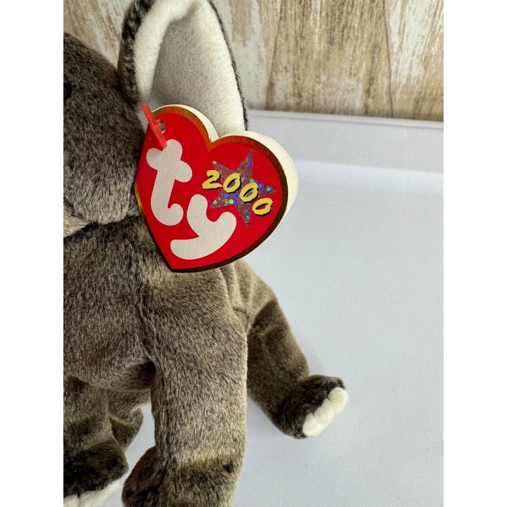 Ty Beanie‎ Baby Trumpet the Elephant Plush Toy 2000
